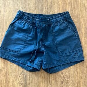 The North Face blue shorts